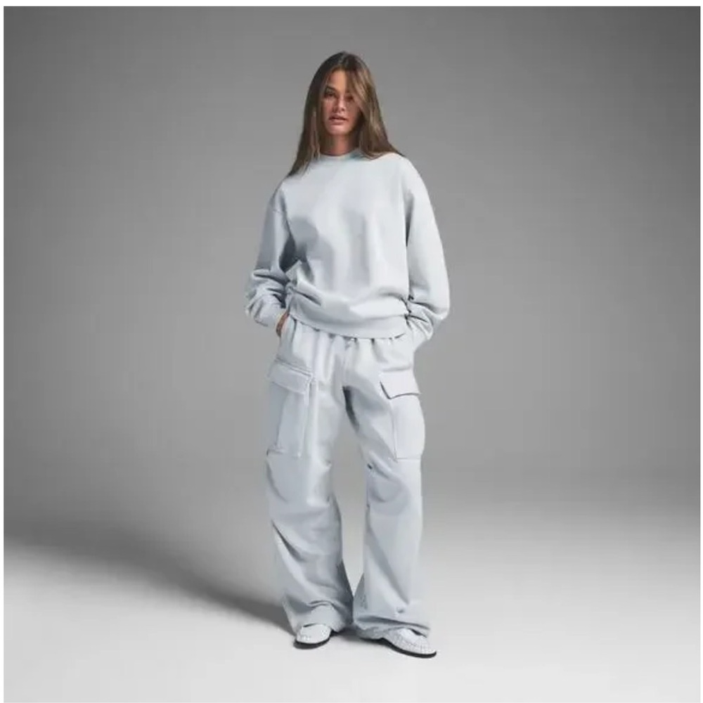 Women's Zen Blue Cargo Pants Set